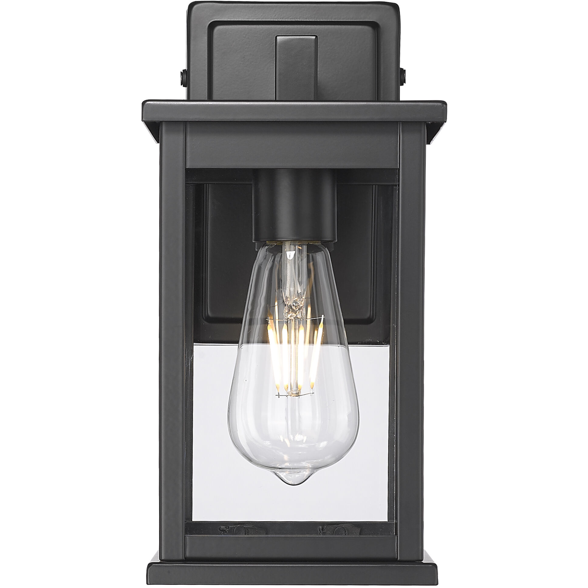 Bowton II 1 Light 13 inch Powder Coated Black Outdoor Wall Sconce